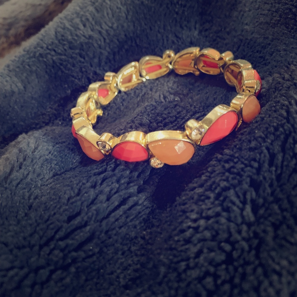 Pink stone bracelet
